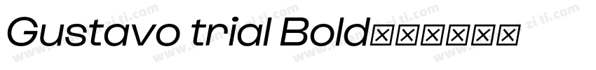 Gustavo trial Bold字体转换